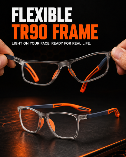 Flexible lightweight VisionSync TR90 frame